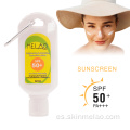 SPF 50+ Tamaño de viaje Tamaño de la crema para protector solar